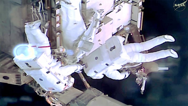 NASA: Amerikalı astronavtlar quraşdırma missiyasından sonra Beynəlxalq Kosmik Stansiyaya qayıdıblar