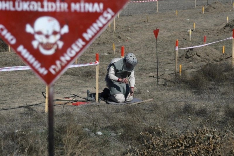Ötən həftə 1581 hektar ərazi minalardan təmizlənib, 891 partlayıcı vasitə zərərsizləşdirilib
