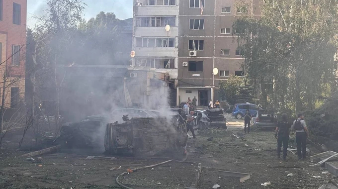 Rusiya ordusunun Zaporojyeyə hücumu nəticəsində18 nəfər yaralanıb