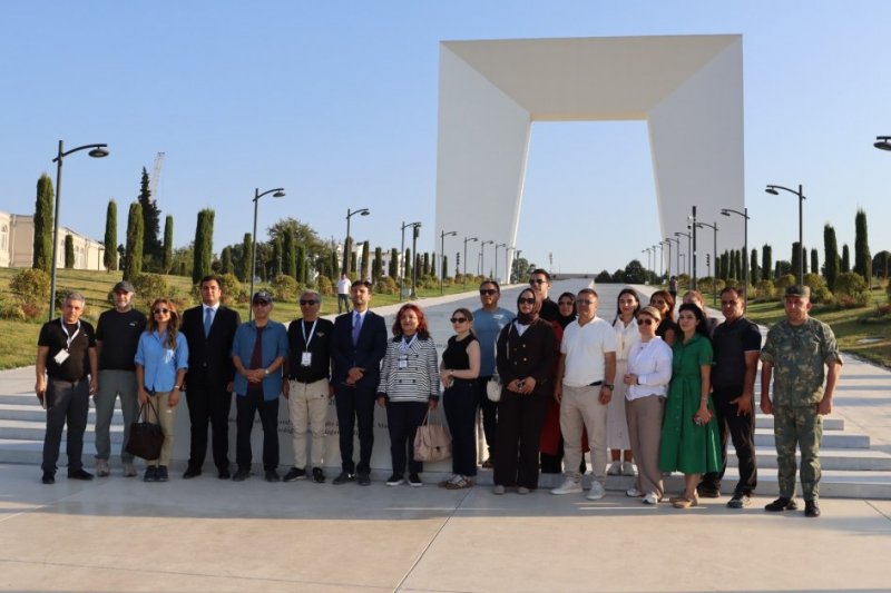 Türkiyənin media nümayəndələri Xankəndiyə səfər ediblər
