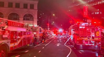 At least 14 injured in New York subway fire