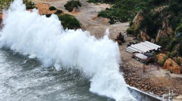 China evacuates over 1 million as Typhoon Dolphin hits east