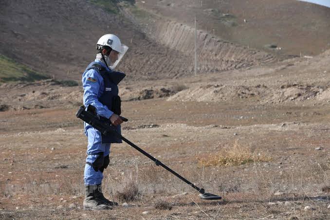 Ötən həftə 1706,4 ha ərazi minalardan təmizlənib