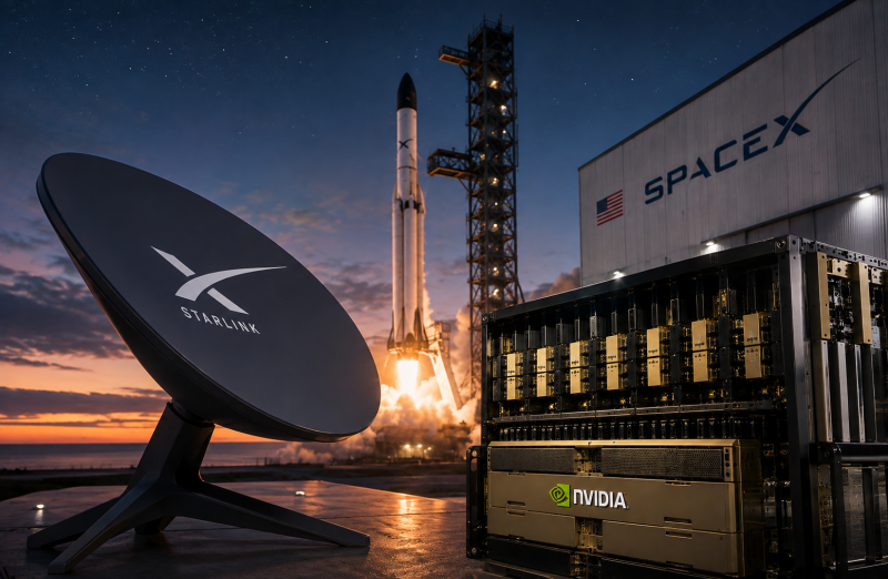 SpaceX Nvidia-nın süni intellekt superkompüterlərini kosmosa göndərəcək