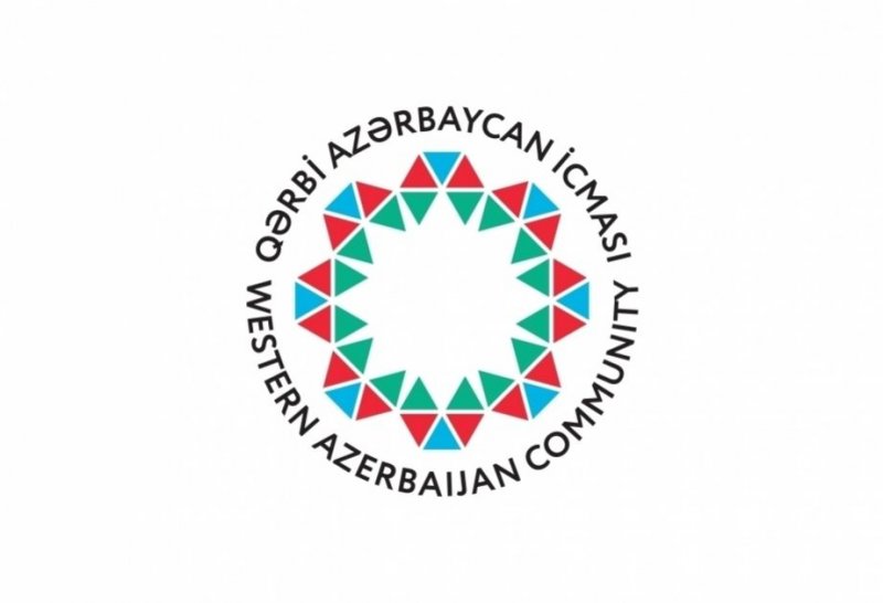 Western Azerbaijan Community urges Armenia to stop attempts to interfere in Azerbaijan's internal affairs