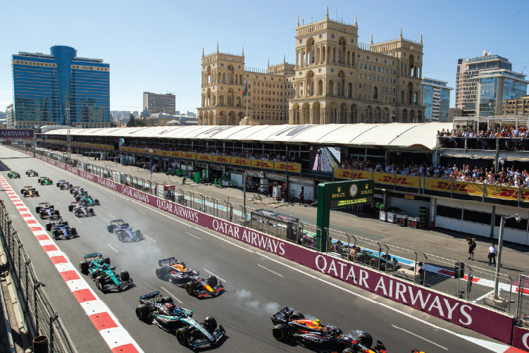   Formula 1 Azerbaijan Grand Prix gets underway  