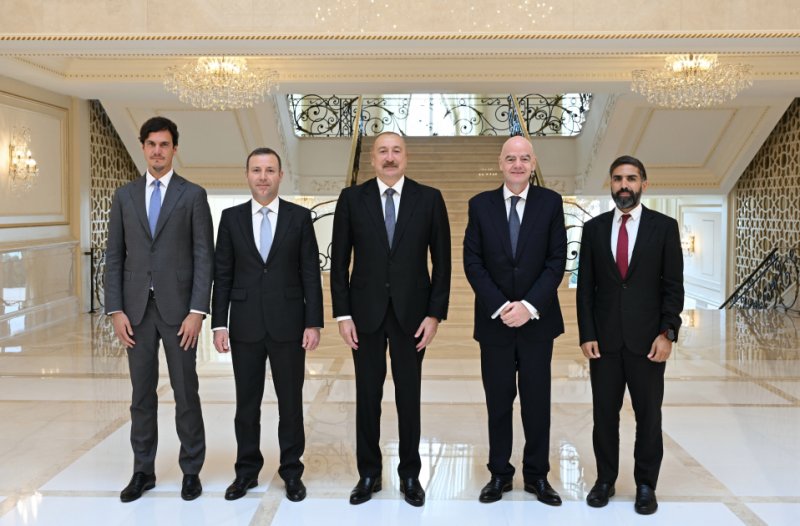 News about -   Prezident İlham Əliyev FIFA-nın prezidentini qəbul edib  