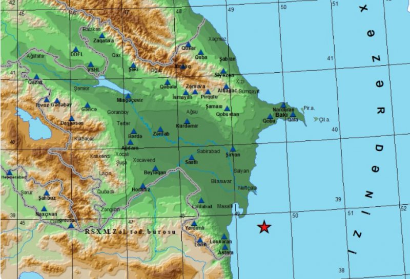 3.1-magnitude earthquake jolts Caspian Sea