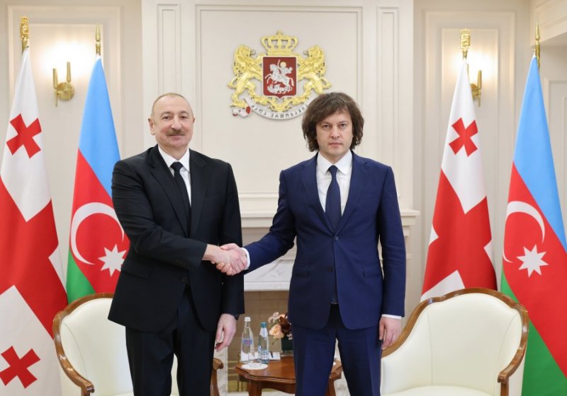 Azerbaijani president, Georgian prime minister discuss development of strategic partnership