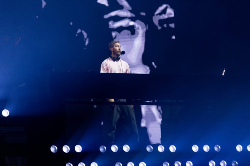 Calvin Harris performs concert in Baku