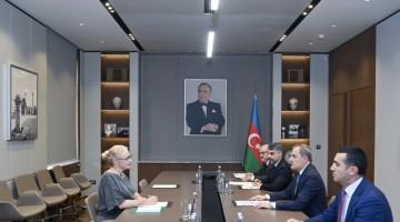 İsveçin yeni səfiri etimadnaməsinin surətini Ceyhun Bayramova təqdim edib