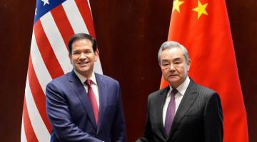 Wang Yi, Rubio discuss China-US ties, Middle East situation