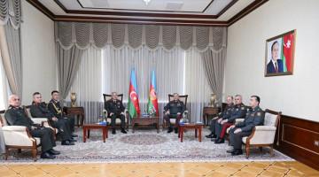 Kərim Vəliyev Türkiyə nümayəndə heyəti ilə birgə təlimi müzakirə edib
