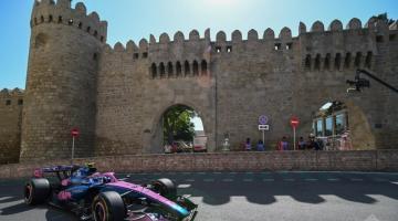 FP1: Russell leads opening Azerbaijan GP practice from Verstappen as Antonelli suffers hydraulic issue