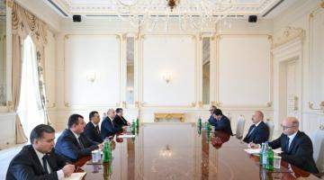   President Ilham Aliyev receives Tajik PM  