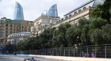 Verstappen beats Russell and Hamilton in final practice for Azerbaijan GP
