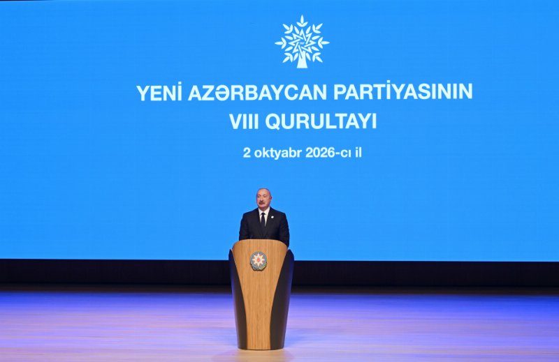   Yeni Azərbaycan Partiyasının VIII Qurultayı keçirilir  